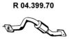 EBERSP?CHER 04.399.70 Exhaust Pipe